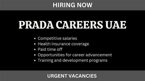 prada uae careers|prada vacancies.